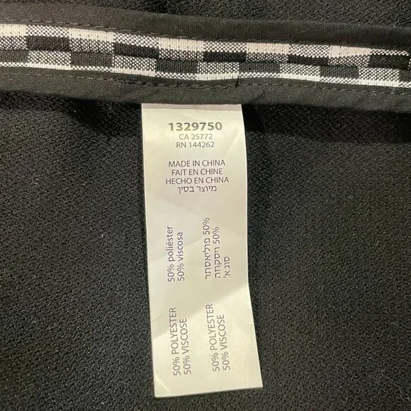 (NEW) BLACK TAPE Long Line Coat Buffalo Check Long Sleeve Oversize, B & W - XL - Picture 7 of 8